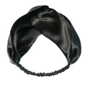 Luxury Silk Headband Black silkdelux.com 1612763124 1 e1626694961360